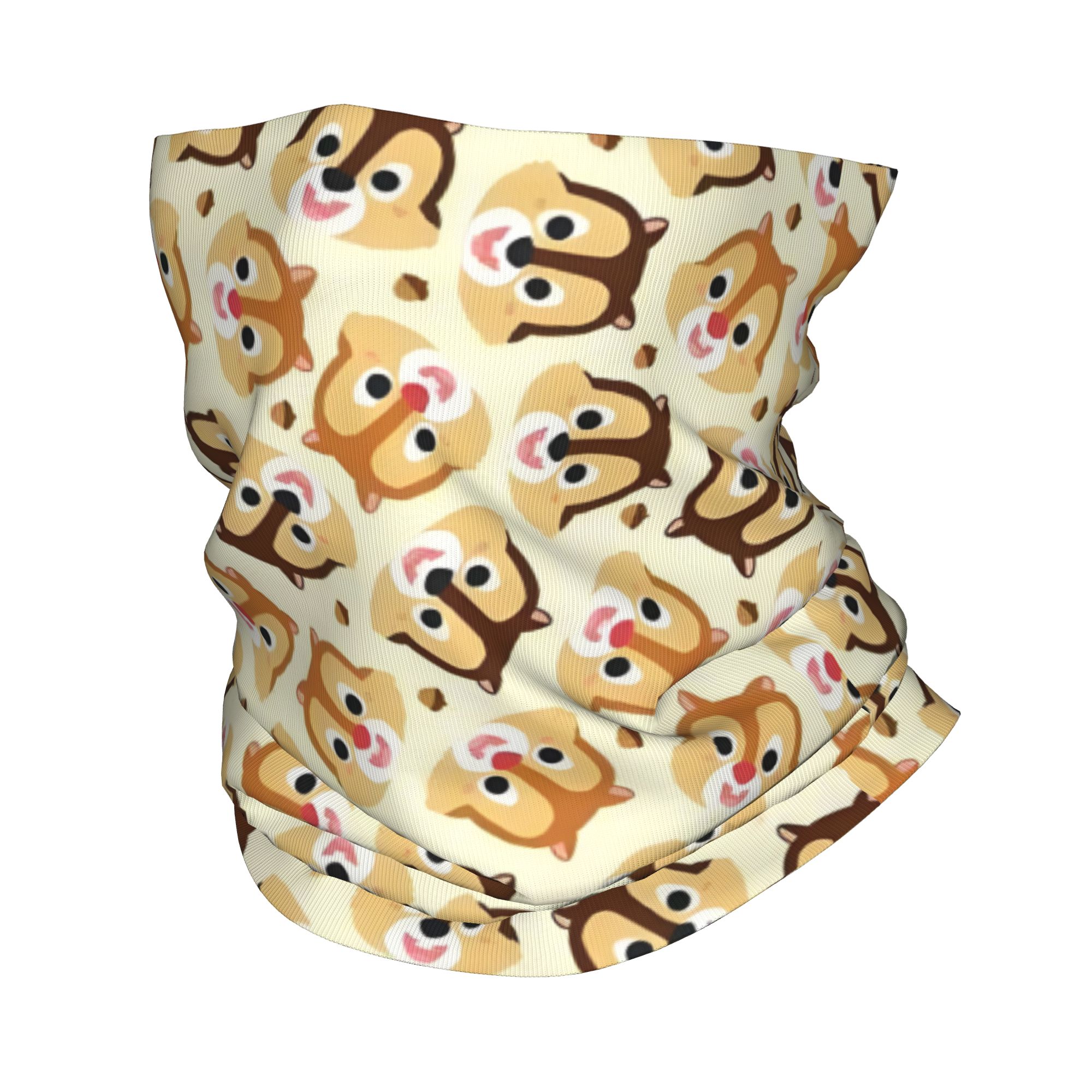 Neck Gaiter Face Cover - Klasyczna chusta na szyję z chipem