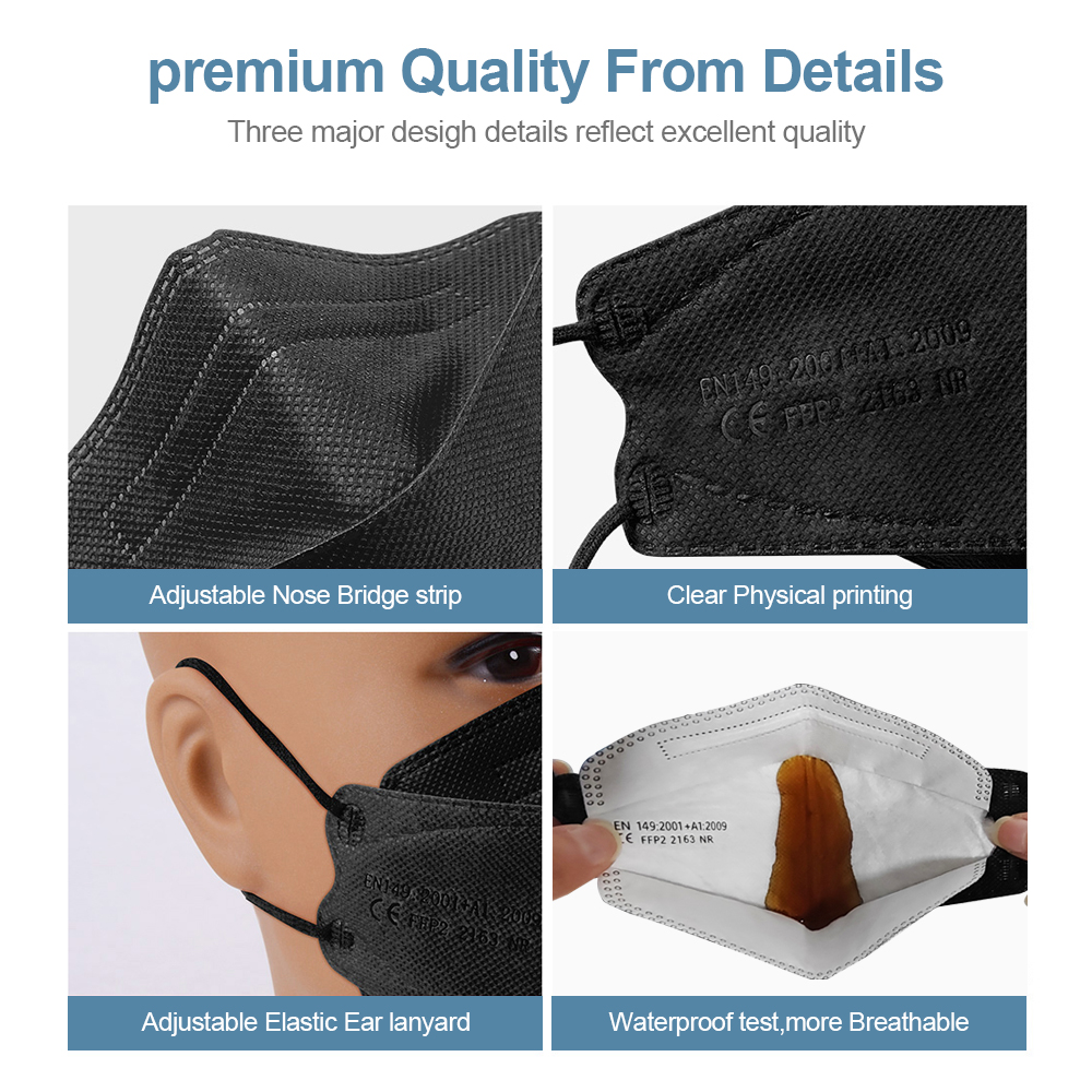 Maseczka KN95 FFP2 dla dorosły – Disposable Surgical Mask recenzja i cena