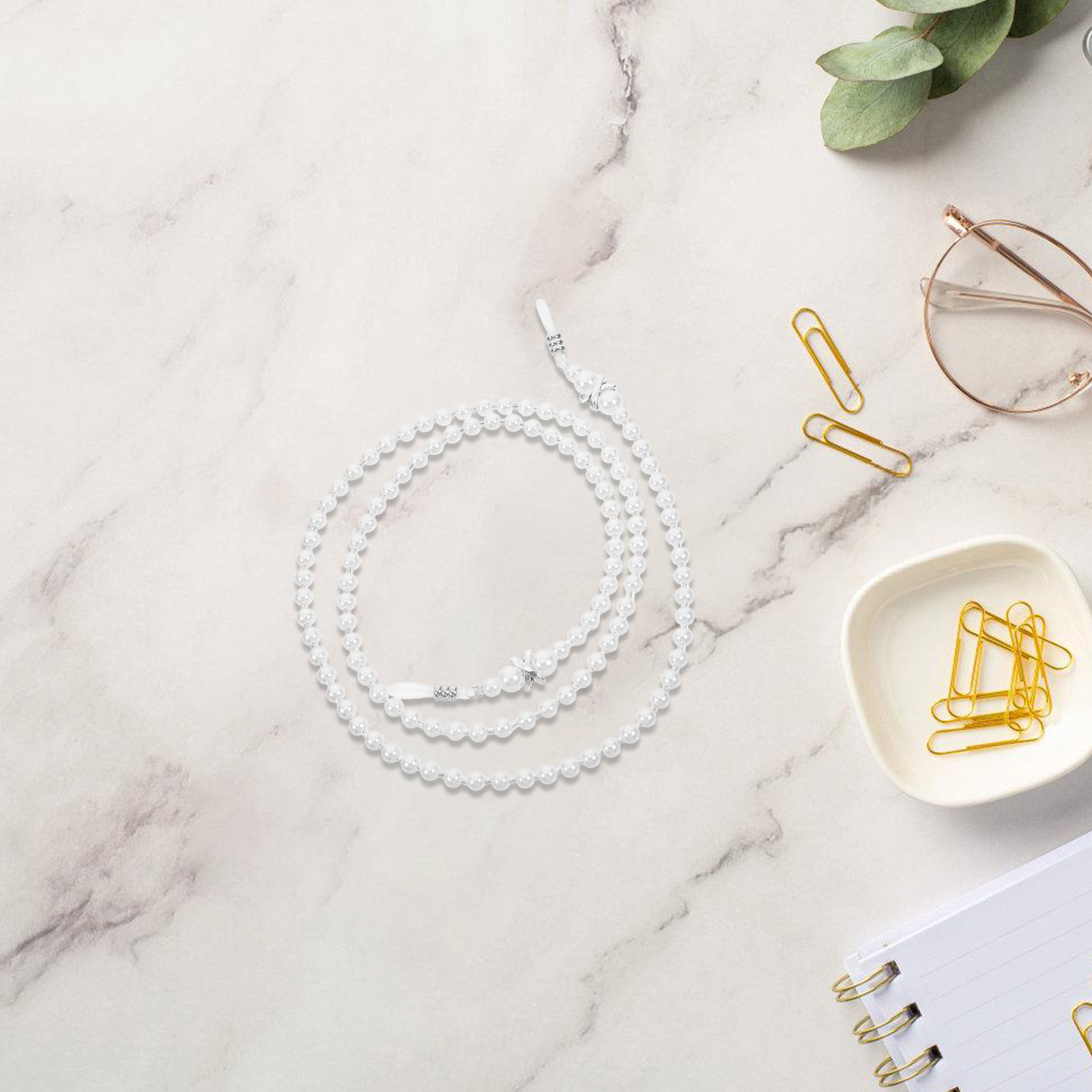 Perłowy łańcuszek do okularów, – Mask Chain Holder recenzja i cena