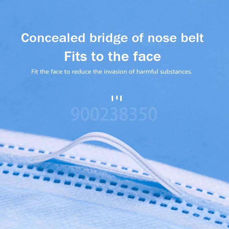 10-500 szt. jednorazowych mase – Disposable Mask Blue recenzja i cena