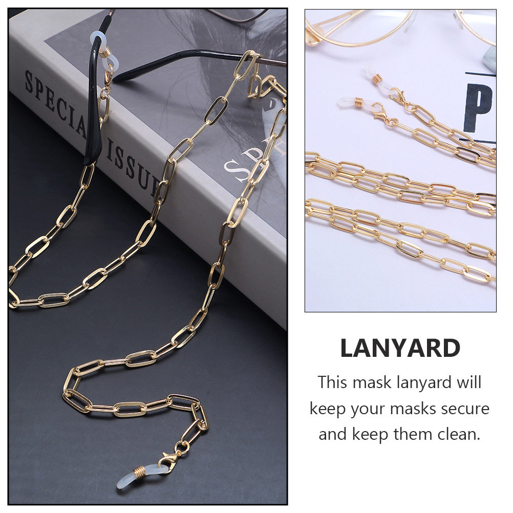Złoty łańcuszek do maski w for – Mask Chain Holder recenzja i cena